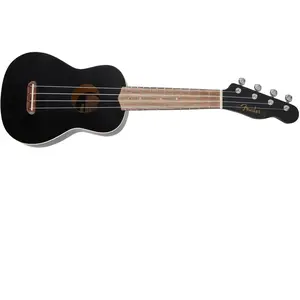 Fender Venice Soprano Uke - touche noyer - Noire
