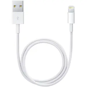 Comparateur de prix : Câble Lightning blanc Apple chargeur iPhone 0,5m TU