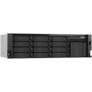 QNAP TS-h1655XeU-RP-8G (0 TB), NAS, Gris, Noir