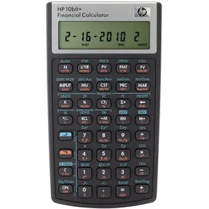 HP 10bII+ - Calculatrice financière - 12 chiffres - pile