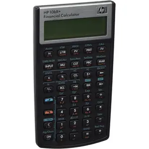 Calculatrice financière - HP - HP10bII+ - Écran LCD - Pile - NoirVendu paramazon