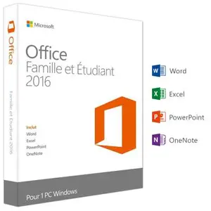Microsoft Office 2016 Famille et Etudiant - 1 PC PC pas cher