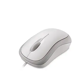 Microsoft Souris optique filaire Basic for Business Blanc pas cher
