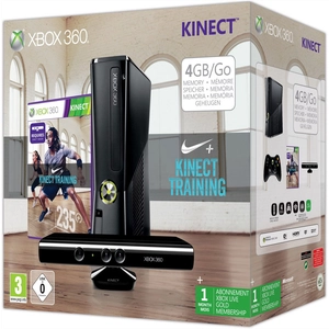 Comparateur de prix : Microsoft PACK XBOX 360 4GO + KINECT + NIKE