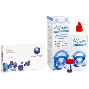 Biofinity Multifocal CooperVision (6 lentilles) + Solunate Multi-Purpo...Vendu parlentiamo