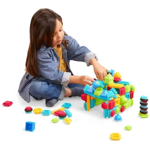 Battat Bristle Blocks BA3091Z - Jeu de Construction 1er âge - Blocs de... pas cher