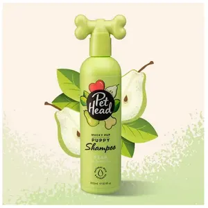 Shampoing Mucky Puppy, désodorisant parfum POIRE 300 ml - PET HEAD pas cher