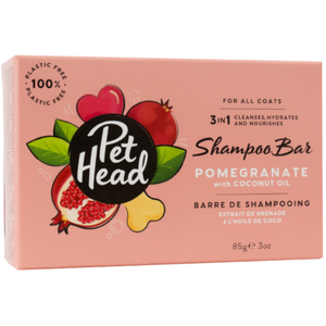 Barre de shampooing à la grenade Pet Head - 85g de shampooing pour chi... pas cher