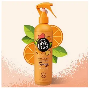 Comparateur de prix : Pet Head Spray déodorant Ditch The Dirt Orange Chien (300 ml) TU