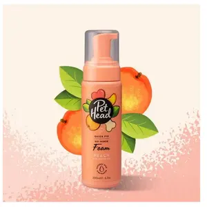 Comparateur de prix : Pet Head Mousse nettoyante Quick Fix Chien Pêche (200 ml) TU