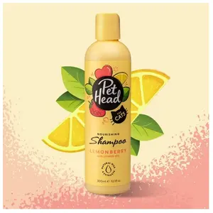 Shampoing Felin' Good, nourrissant parfum LEMON BERRY 300 ml - PET HEAD pas cher