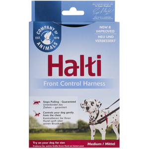 Comparateur de prix : Company of Animals Harnais pour Chien Halti Noir/Rouge Taille M (58-86 cm) TU