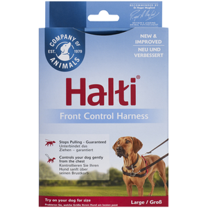 Comparateur de prix : Company of Animals Harnais pour Chien Halti Noir/Rouge L (80-120 cm) TU