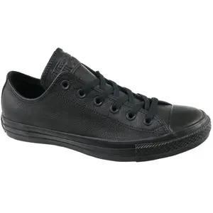 Comparateur de prix : Chuck Taylor All Star Monochrome Leather Ox W par Converse Noir 41 Femme