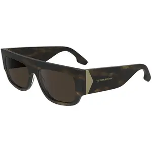 Comparateur de prix : Lunettes de Soleil - VICTORIA BECKHAM - VB666S - Chic - Femme - 321 STRIPED KHAKI HAVANA