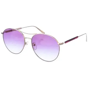 Comparateur de prix : Longchamp Lunettes de soleil style pilote en métal LO133S pour femme TU grise