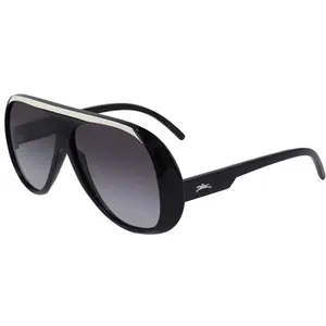 Lunettes de soleil Longchamp  LO664S 43468 Lunettes de soleil, Noir/Gris, 59 mm pas cher