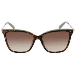 Longchamp Lunettes de soleil ovales en acétate LO683S pour femme TU marron pas cher