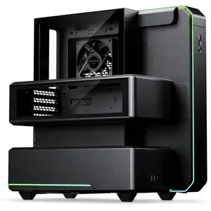 Phanteks EX5 - noir (ATX, mATX, Mini-ITX), Boîtier PC, Noir