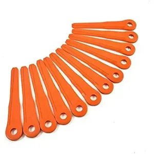 Comparateur de prix : Stihl Jeu de 12 couteaux en plastique orange pour PolyCut 7-3, 27-3, 47-3