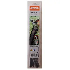 Comparateur de prix : Fil de coupe pour DuroCut Ø3,0mmx185mm (x48) STIHL