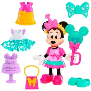 Comparateur de prix : Disney Minnie Mouse - Figurine Articulée 15 cm Sweet Party