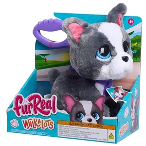 Just Play Nounours Furreal Walk-a-lots Bulldog French Interactive pas cher