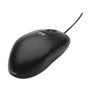 Souris Optique HP USB 2 Boutons 2013 Design Noir pas cher