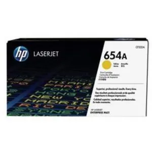 Comparateur de prix : HEWLETT-PACKARD HP 654A - jaune - originale - LaserJet - cartouche de toner (CF332A)