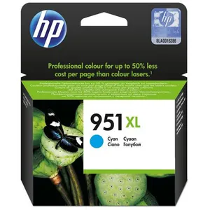 Cartouche d'encre hp 951xl cyan grande capacité authentique (cn046ae) pas cher
