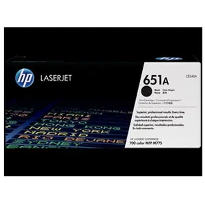 HP 651A - noir - originale - LaserJet - cartouche de toner (CE340A) pas cher