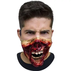 Demi-masque Bouche Zombie sanglante horrible