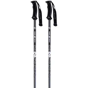 K2 - Bâtons de Ski Alpin - Power Composite Gunmetal  - Taille 125 cm - Gris