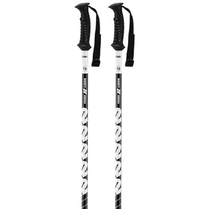 K2 - Bâtons de ski alpin - Power Aluminium Black pour Homme en Aluminium - Taille 110 cm - Noir