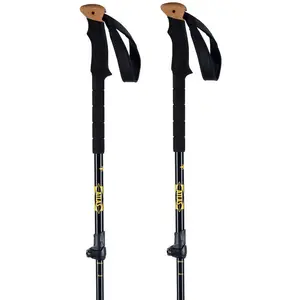 Atlas Snowshoes Bâtons Tout-Terrain 3 pièces Poteaux Unisexe, Noir, Taille Unique pas cher