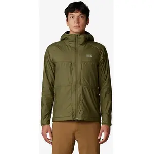Comparateur de prix : Veste à capuche Mountain Hardwear Kor AirShell Warm vert canne - XXL
