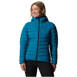 Comparateur de prix : Mountain Hardwear Deloro Down Full Zip Hoody - Doudoune femme Vinson Blue S
