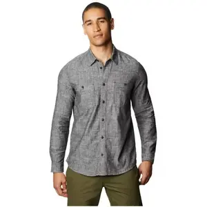Mountain Hardwear - Piney Creek LS Shirt - Chemise homme Dark Storm Black - M
