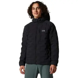 Comparateur de prix : Mountain Hardwear Stretch Down Hooded Jacket - Doudoune homme Black L