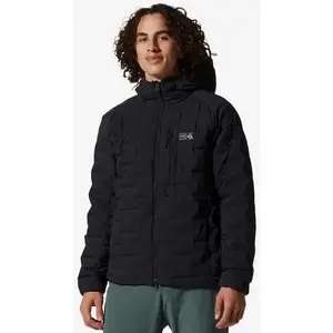 Comparateur de prix : Mountain Hardwear Stretch Down Hooded Jacket - Doudoune homme Black XL