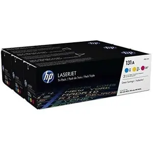 Comparateur de prix : Lot de 3 toners authentiques cyan/magenta/jaune HP LaserJet 131A