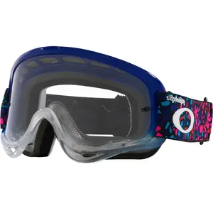 Comparateur de prix : Masque Oakley O-Frame MX Troy Lee Designs Tessell Bleu verre transparent