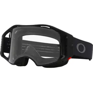 Masque oakley airbrake mtb black gunmetal  verres clear  ref  oo7107 21 pas cher