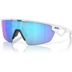 Oakley SPHAERA MATTE WHITE PRIZM SAPPHIRE POLARIZED Blanc pas cher