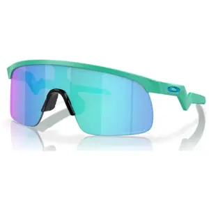 Comparateur de prix : Lunettes Oakley Resistor Matte Celeste avec verres Prizm Sapphire enfant