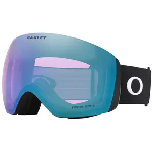 Masque Oakley Flight Deck L Noir Mat avec lentille Prizm Snow Iced Iridium pas cher