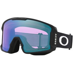 Masque Oakley Line Miner M Noir Mat avec lentille Prizm Snow Iced Iridium pas cher