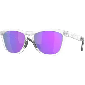 Lunettes oakley frogskins range clear prizm violet ref oo9284 1255 pas cher