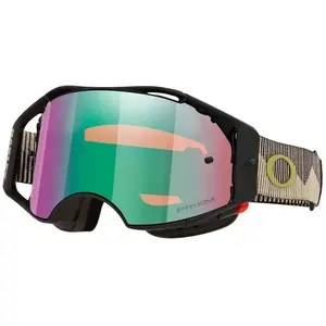 Masque Oakley Airbrake MTB Black Mist avec verre Prizm MX Jade Iridium pas cher