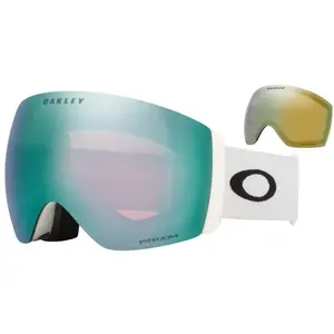 Comparateur de prix : Oakley Flight Deck Pro L Matte Wht +Bonus Lens Masque blanc Uni